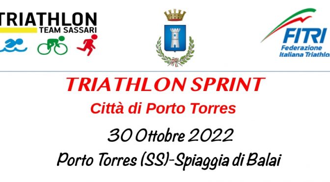 TRIATHLON SPRINT Città di Porto Torres 30 Ottobre 2022 Porto Torres (SS)